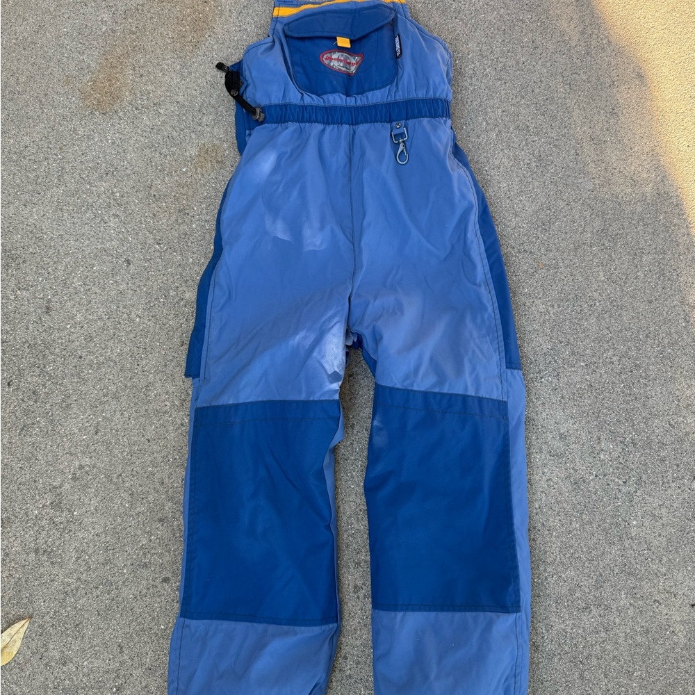 Obermeyer Blue Snowbib (I-grow with u)